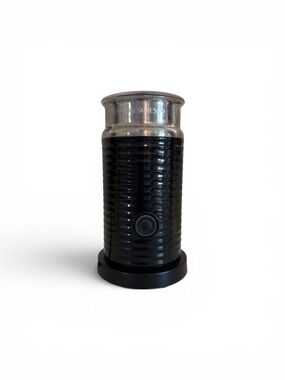 Nespresso Milk Frother - Black with Silver Rim